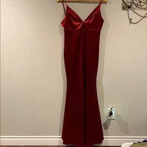 Red dress, worn once!! Size M